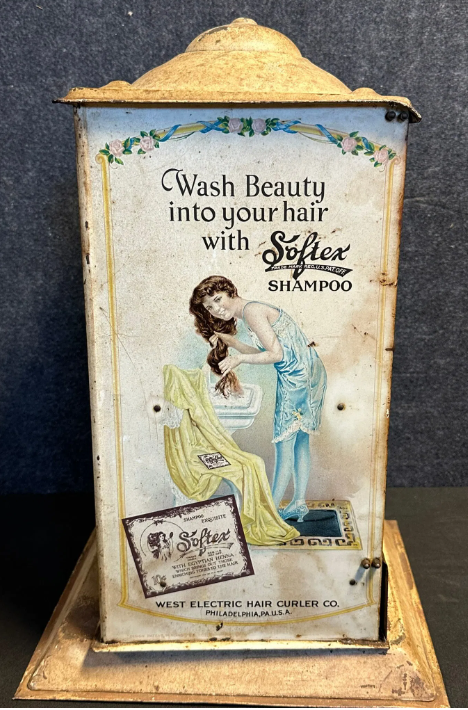 West Hair Nets Beach & Softex Shampoo SST Litho Revolving Display