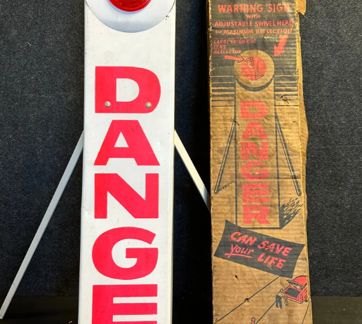DANGER Sentinel Warning Sign with Original Box