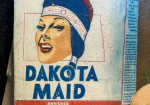 Dakota Maid Flour Cardboard Easel Back Sign