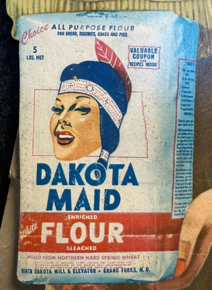 Dakota Maid Flour Cardboard Easel Back Sign