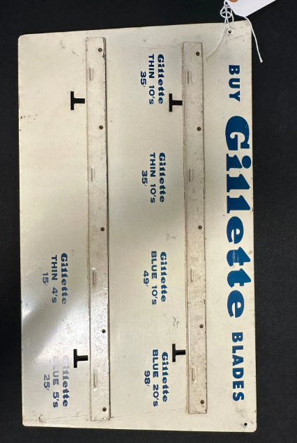 Buy Gillette Blades DST Display Sign