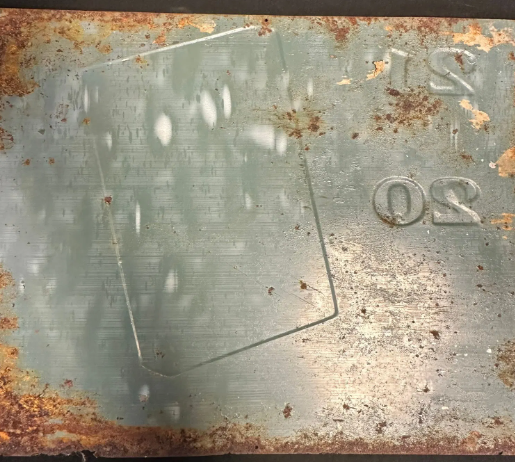 Chesterfield Cigarettes Single Sided Painted Metal Embossed Advertising Sign