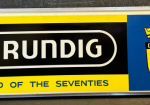 Grundig Sound of the Seventies Lighted Double-Sided Plastic Light Up Sign