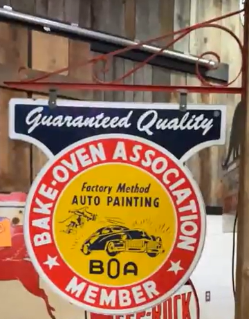 Bake-Oven Association Member Auto Painting DSP Sign