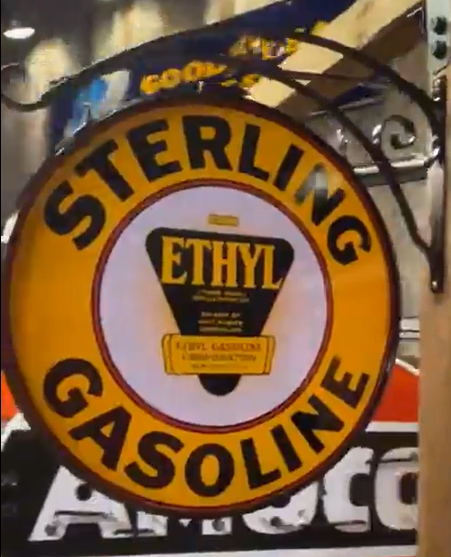 Sterling Gasoline with Ethyl DSP 30 Inch Sign