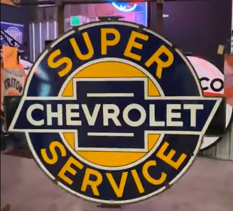 Chevrolet Super Service DSP Sign
