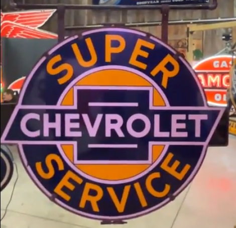 Chevrolet Super Service DSP Sign