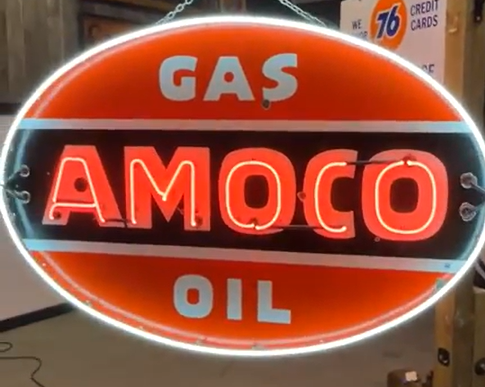AMOCO Gas and Oil DSP Neon Sign