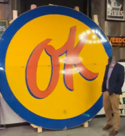 Chevrolet OK Used Card SSP 10 Foot Two-Piece Sign