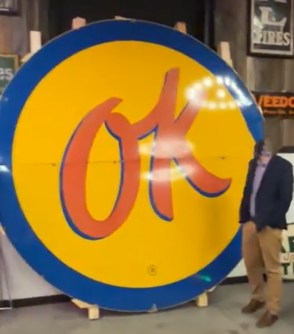 Chevrolet OK Used Card SSP 10 Foot Two-Piece Sign