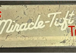 Dr. West’s Miracle-Tuft Toothbrush Reverse Painted Glass Dental Sign