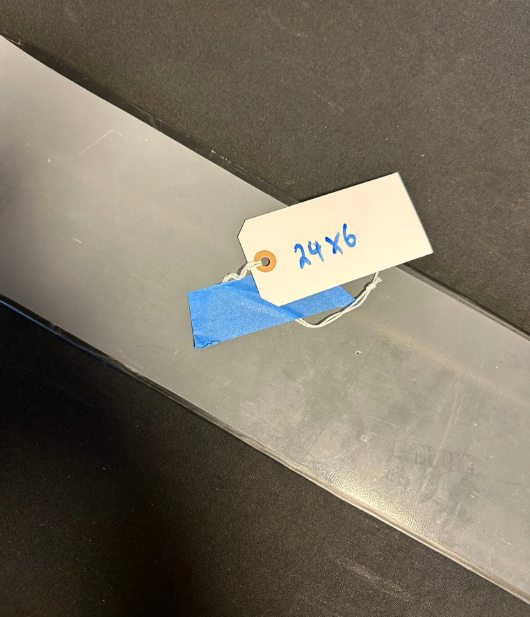 Dr. West’s Miracle-Tuft Toothbrush Reverse Painted Glass Dental Sign