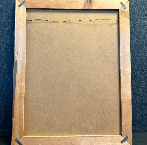Lorillard’s Snuff Gold Medal Framed Atlanta Exposition Paper on Masonite Sign