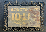 Double Sided Apartment To Let Sign with Wrought Iron Frame