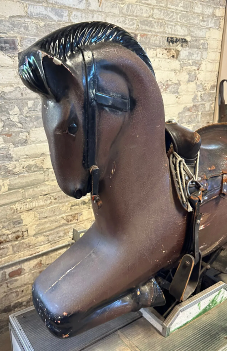 1930s Coin-Op Horse Ride-On Galloping Kiddie Ride