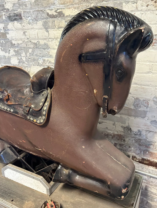 1930s Coin-Op Horse Ride-On Galloping Kiddie Ride