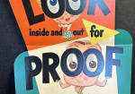 Look Inside & Out For Proof You Can’t Match Cardboard Eyeglasses Easel Back Sign