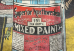 Superior Northwestern Mixed Paint Linen Banner