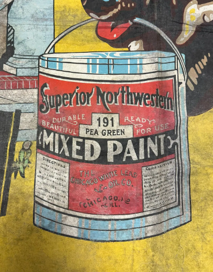 Superior Northwestern Mixed Paint Linen Banner