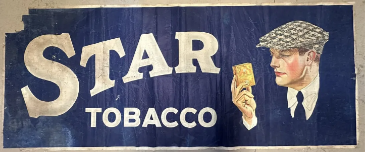Star Tobacco Canvas Banner