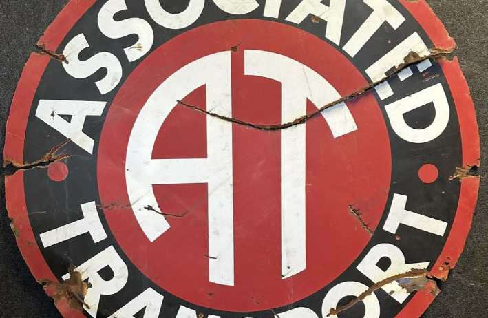 Associated Transport 4 Foot SSP Trucking Co Sign