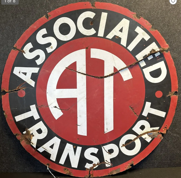 Associated Transport 4 Foot SSP Trucking Co Sign