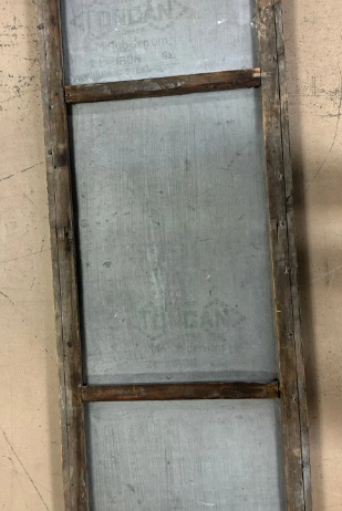 Bar Grill Wines & Liquors Hand Painted Advertising Wood Framed Restaurant Sign