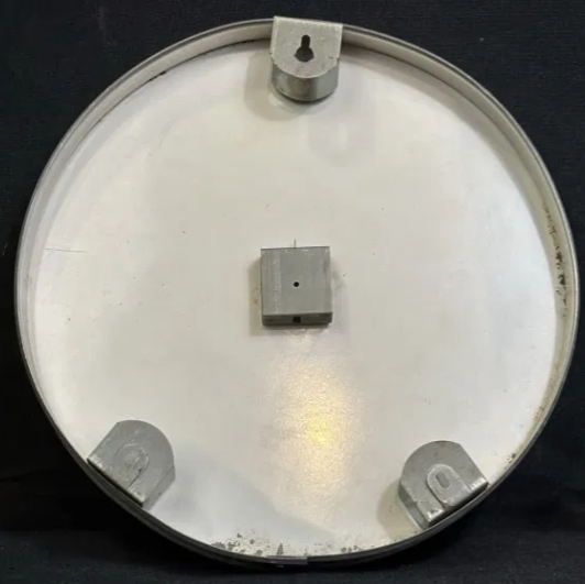 Quaker State Motor Oil Advertising Glass Face Dial Thermometer