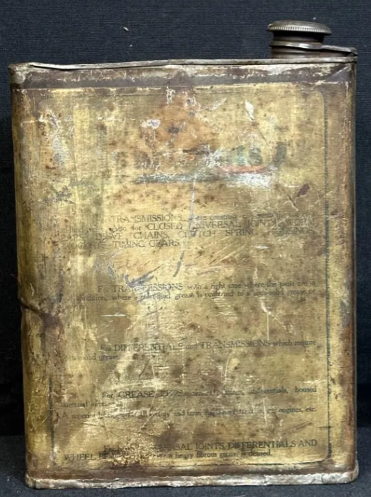 Polarine Slim 1 Gallon Standard Motor Oil 1920s Can