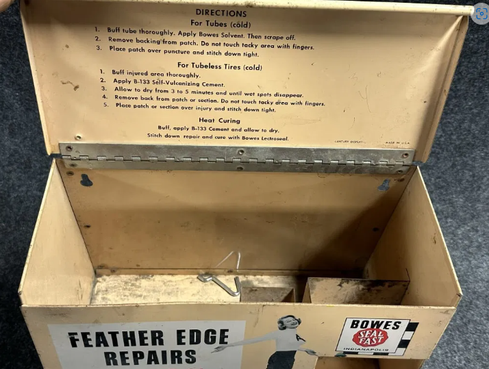 Bowes Seal Fast Feather Edge Repairs Gas Station Display Cabinet