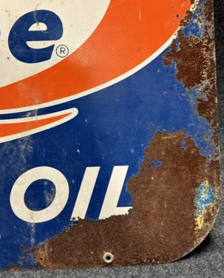 MacMillan Ring Free Motor Oil DST Sign