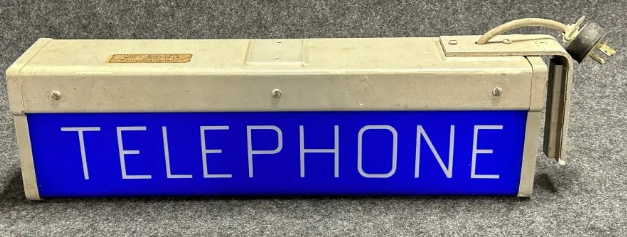 Bell Telephone 1950s Lighted Advertising Sign