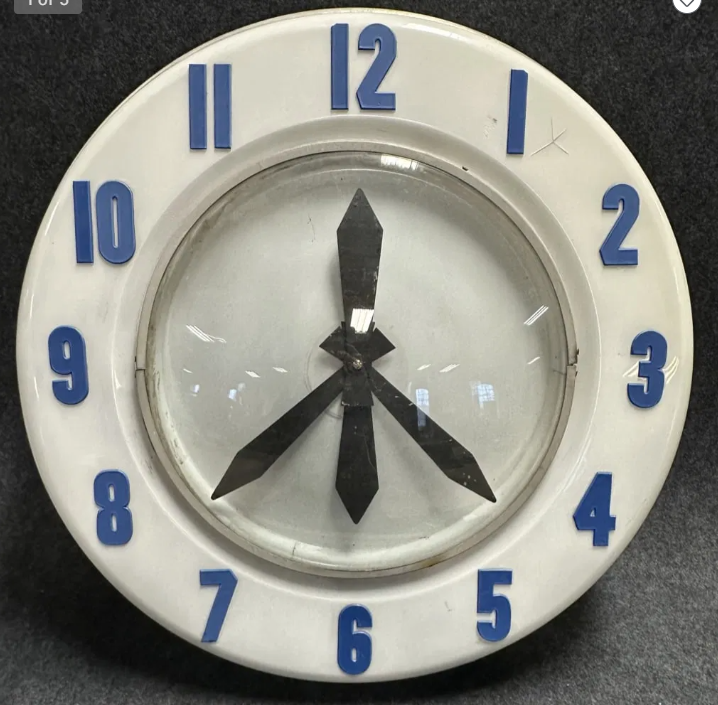 Plastic Double Hands Clock Face