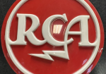 RCA Victor 34.5″ Embossed Plastic Sign
