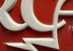 RCA Victor 34.5″ Embossed Plastic Sign