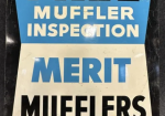 Free Muffler Inspection DST Merit Mufflers Sign