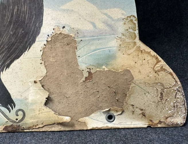 Texaco PT Anti-Freeze Cardboard Sign