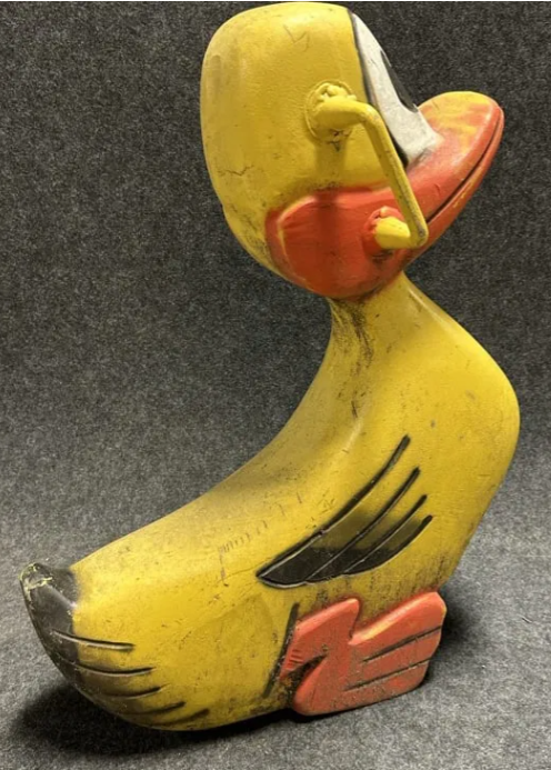 Cast Aluminum Duck Sit & Go Kids Duck