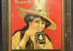 Helmar Turkish Cigarette Self Framed SST Sign