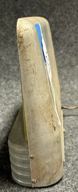 Western Union “Telegraph Here” Reverse Glass Painted Countertop Lighted Display Sign