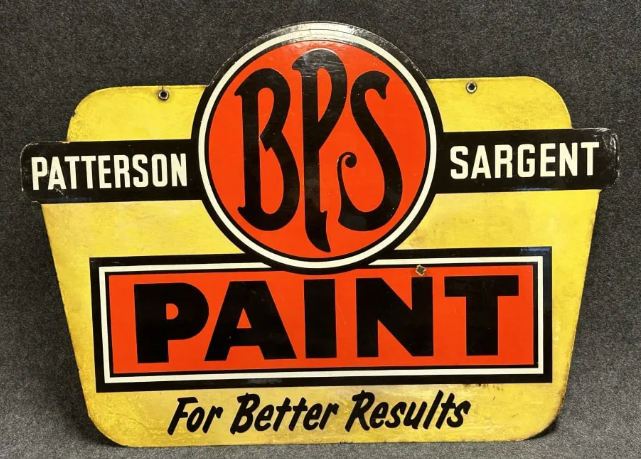 BPS Patterson Sargent Paints DSP Die Cut Hanging Sign
