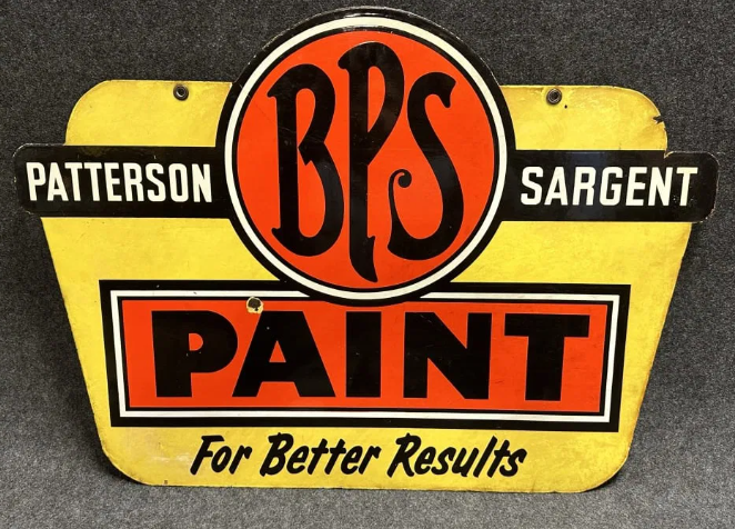 BPS Patterson Sargent Paints DSP Die Cut Hanging Sign