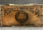 Logansport Indiana Premium Lager Beer & Pale Extra Wood Crate