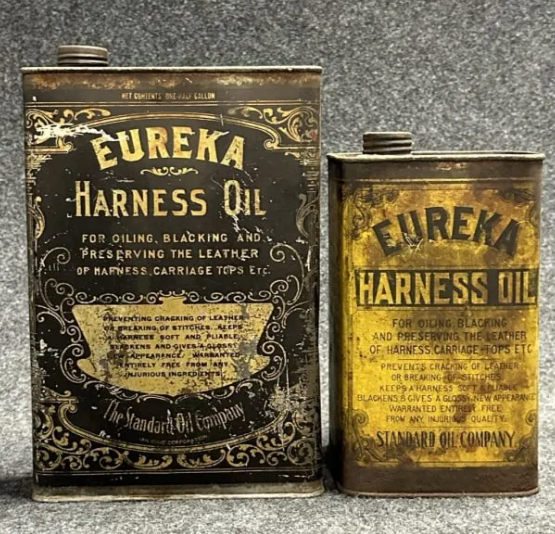 Eureka Harness Standard Oil Co Half Gallon SST Cans