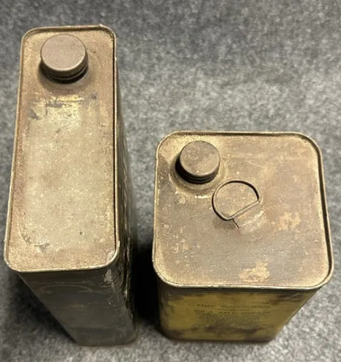 Eureka Harness Standard Oil Co Half Gallon SST Cans