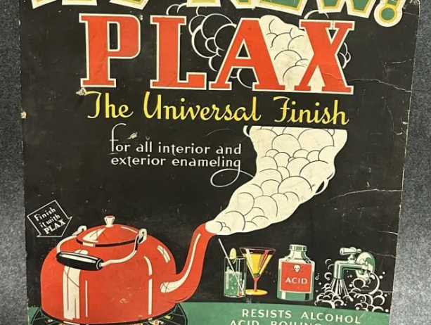 Lowe Brothers PLAX Universal Finish Cardboard Easel Back w Poison Bottle