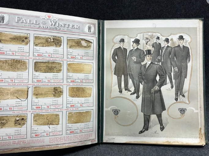 1907 Strauss Brothers Master Tailors Chicago Advertising Store Catalog Book