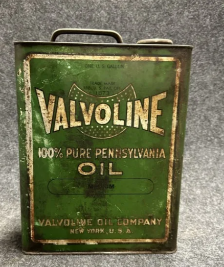 Valvoline Slim 1 Gallon Oil Can
