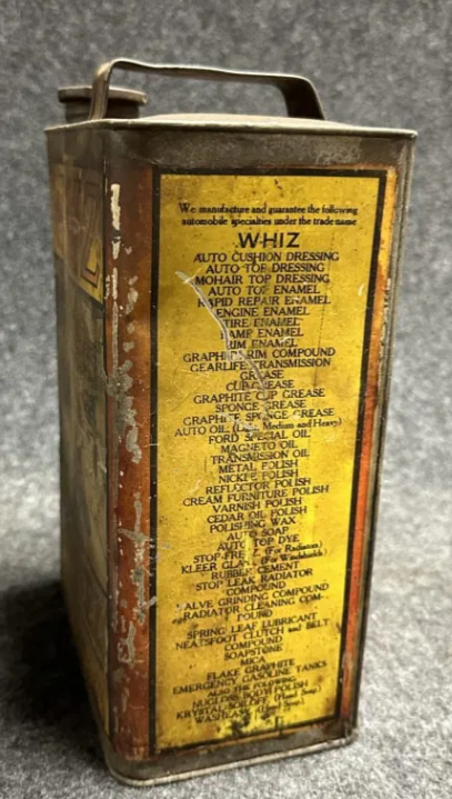 Whiz Stop Freez Hollingshead Co One Gallon Anti-Freeze SST Can