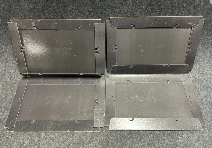 Set of 4 1950s FORD 3D Dealership Cardboard Advertising Signs